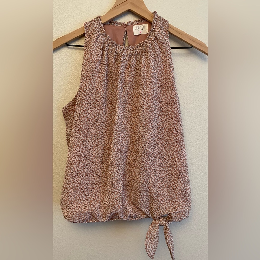 Sienna Sky Tie Waist Top